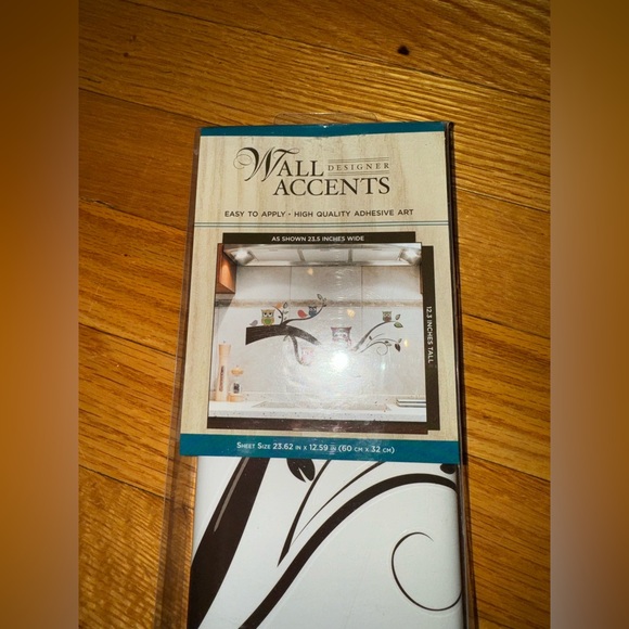 NWT Designer Wall Accents Owls on Swirl Branches Wall Decals - Picture 3 of 4